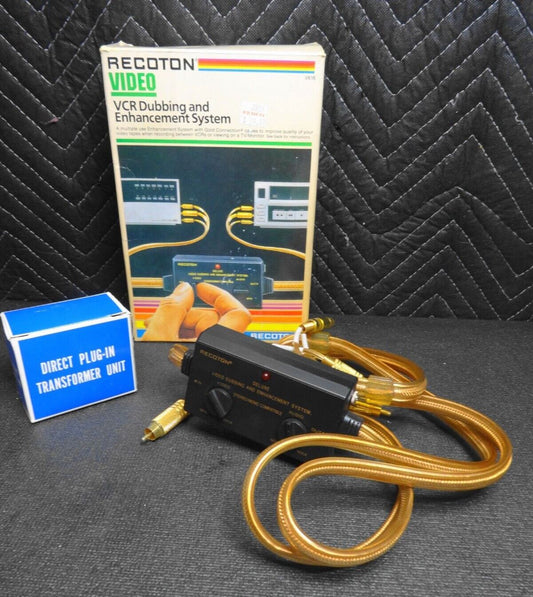 NOS RECOTON MODEL V616, VCR Dubbing and Enhancement System - VINTAGE