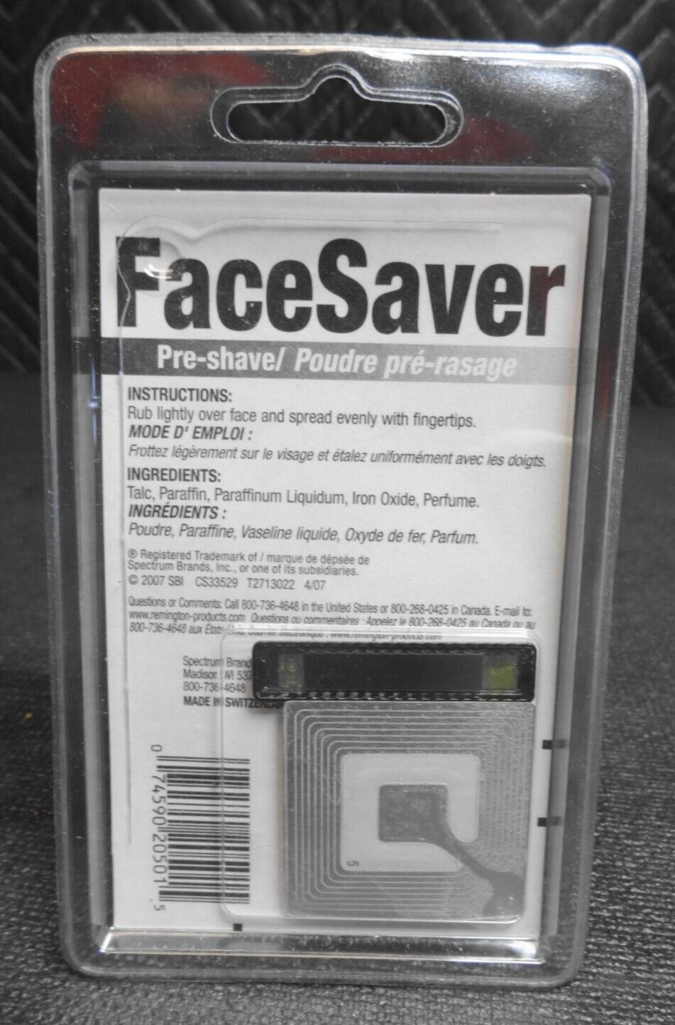 Remington SP-5 Face Saver Electric Pre-Shave Powder Stick 2.1oz New Sealed