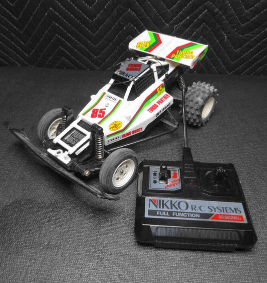 Vintage Nikko Turbo Panther 85 Remote Control RC Car Frame Buggy - *READ*