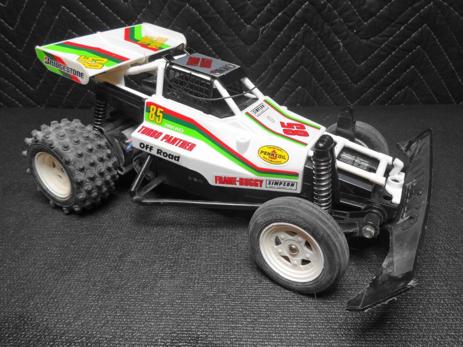 Vintage Nikko Turbo Panther 85 Remote Control RC Car Frame Buggy - *RE ...