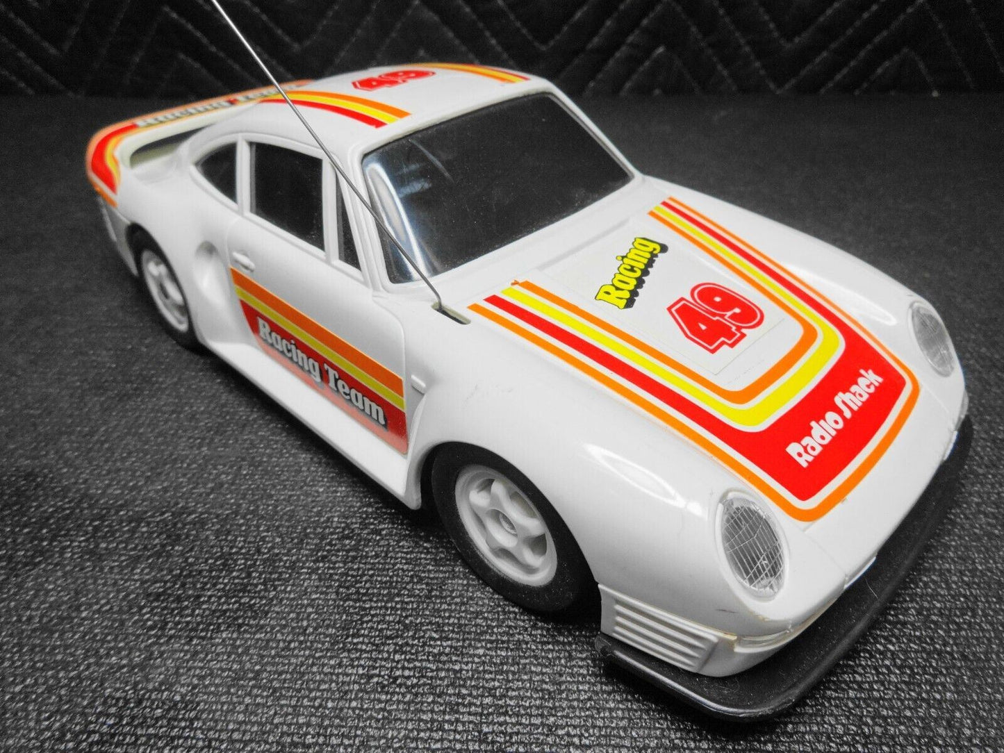 Vintage Radio Shack Remote Control Porsche - Racing Team 49 RC R/C Car - CLEAN!