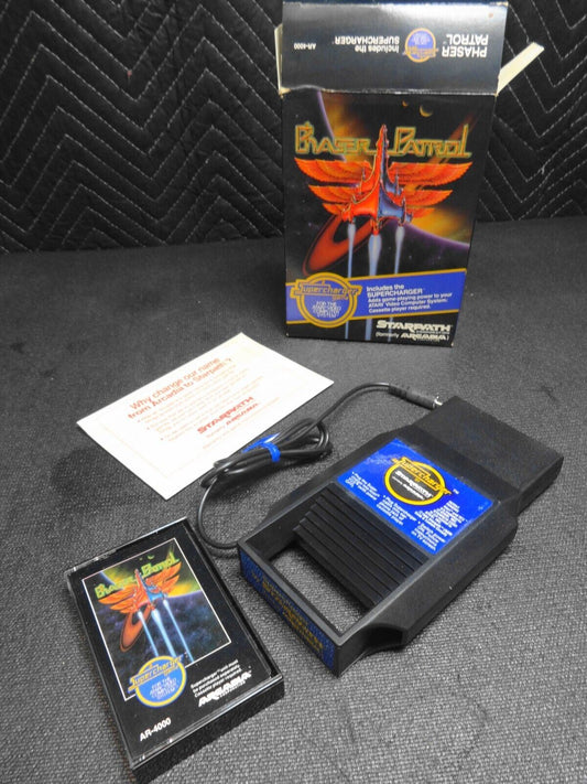 Phaser Patrol Supercharger Bundle Atari 2600 Video Game Complete in Big Box