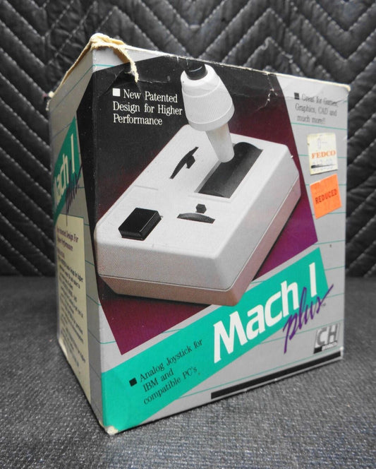 C.H. Products Mach I Plus Vintage Joystick Controller for IBM Computer PC