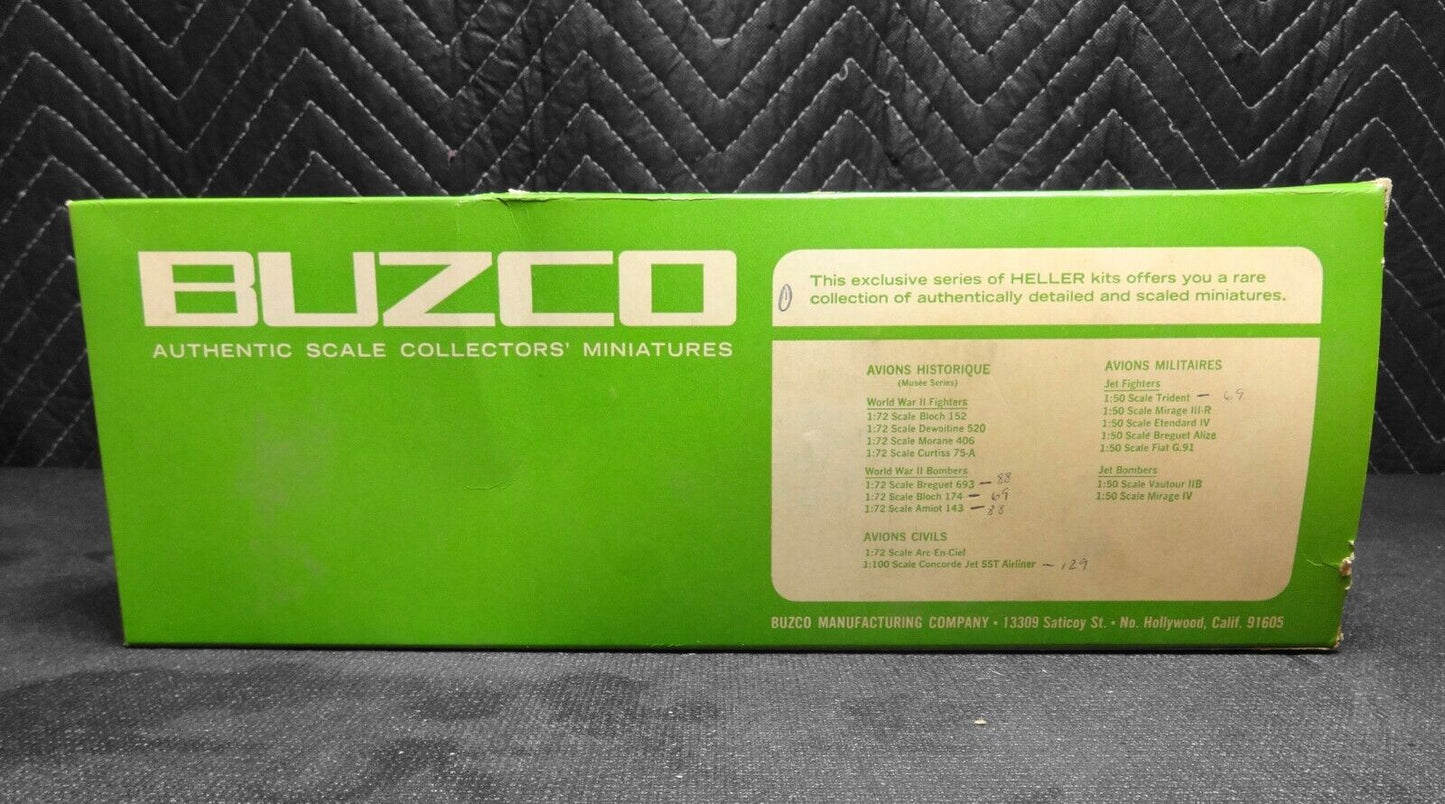 NOS Buzco Heller 1:72 Model Kit - Amiot 143 Scale Miniature