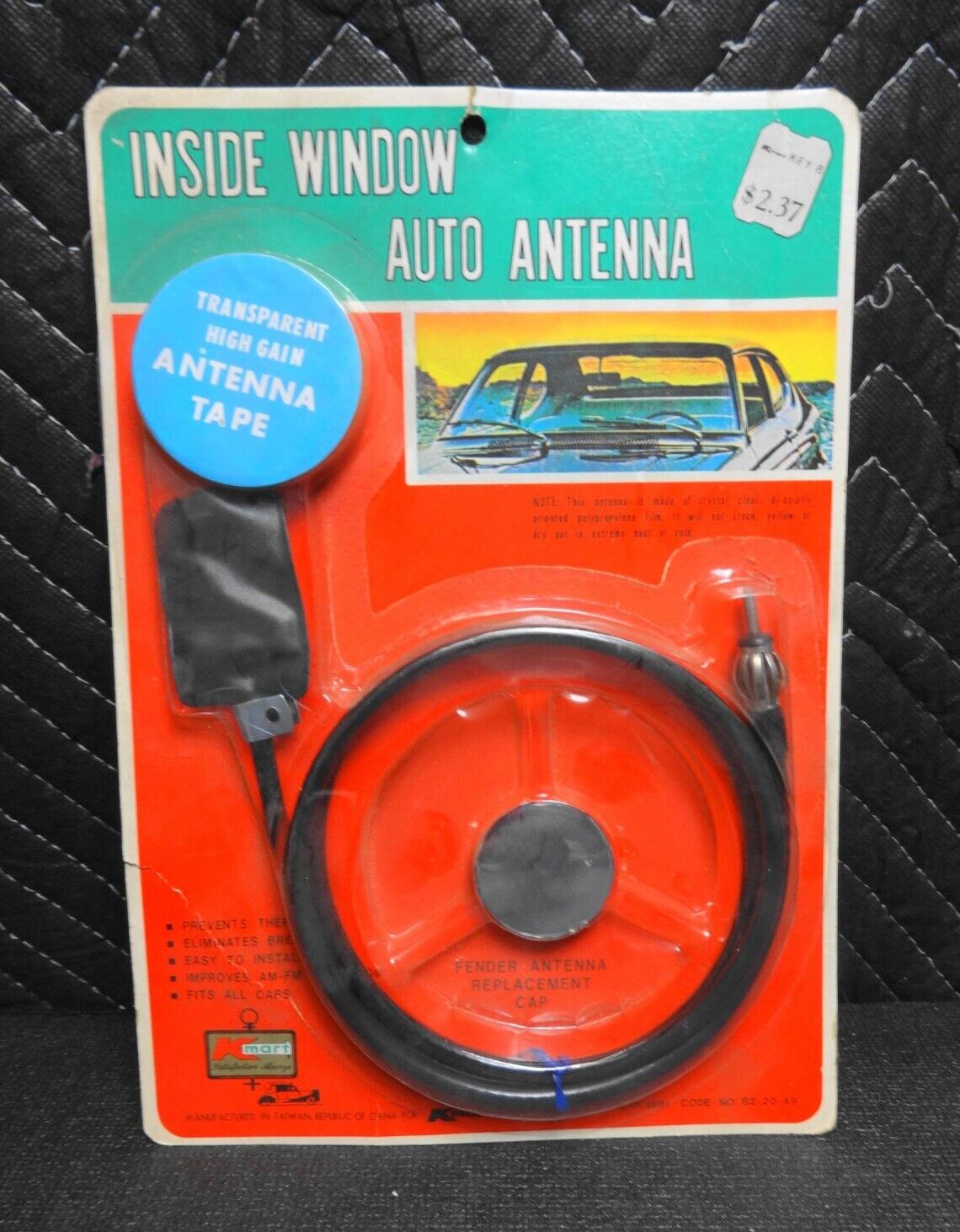 Vintage Inside Window Car Auto Antenna generic Kmart brand