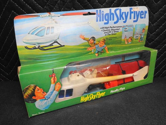 Vintage HighSkyFlyer Toy Helicopter - High Sky Flyer from Pic N Save NIB NOS