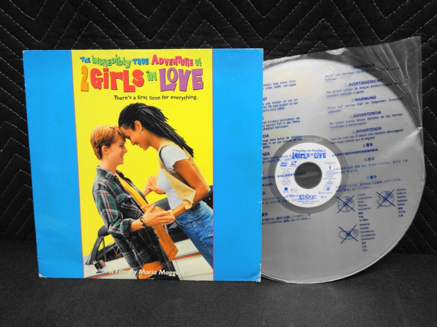 The Incredibly True Adventure of 2 Girls in Love (Laserdisc) Maria Maggenti VG