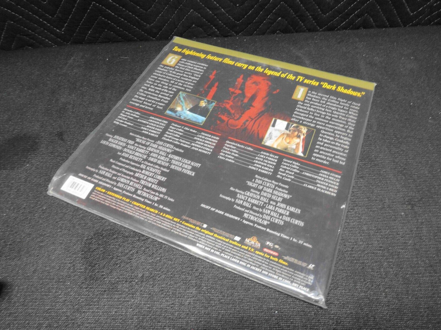 House of Dark Shadows & Night of Dark Shadows Double Feature LaserDisc LD *Rare