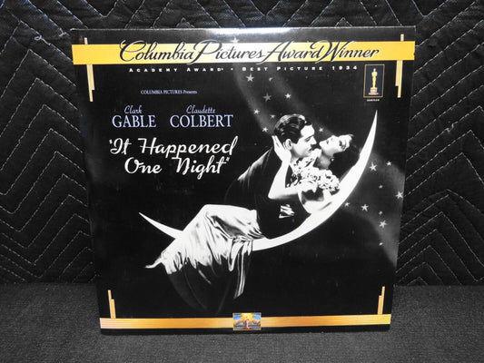 It Happened One Night Laservision Laserdisc LD - Clark Gable, Black and White