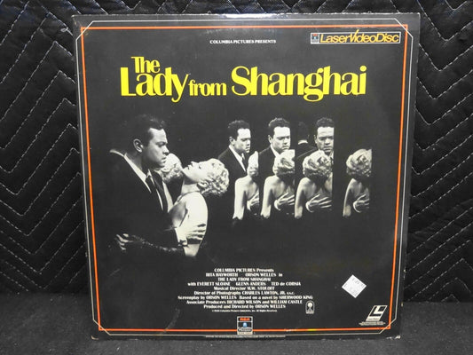 The Lady From Shanghai Laserdisc LD Rita Hayworth Orson Welles VG