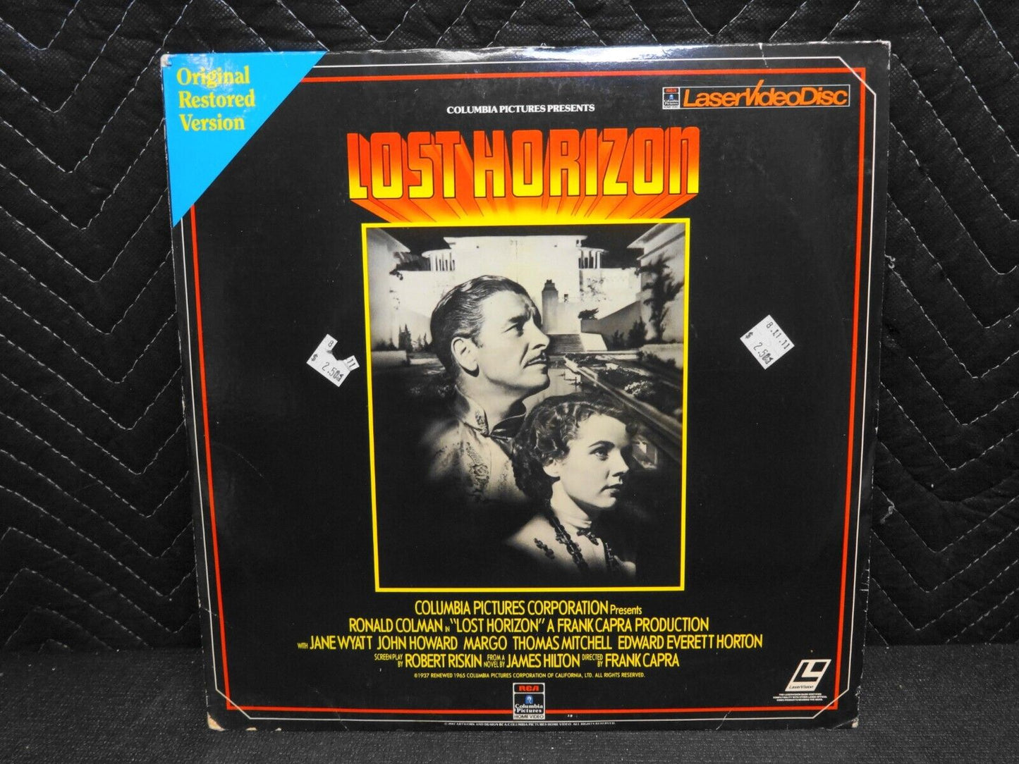 Laserdisc * Lost Horizon * Ronald Colman Jane Wyatt Edward Everett Horton