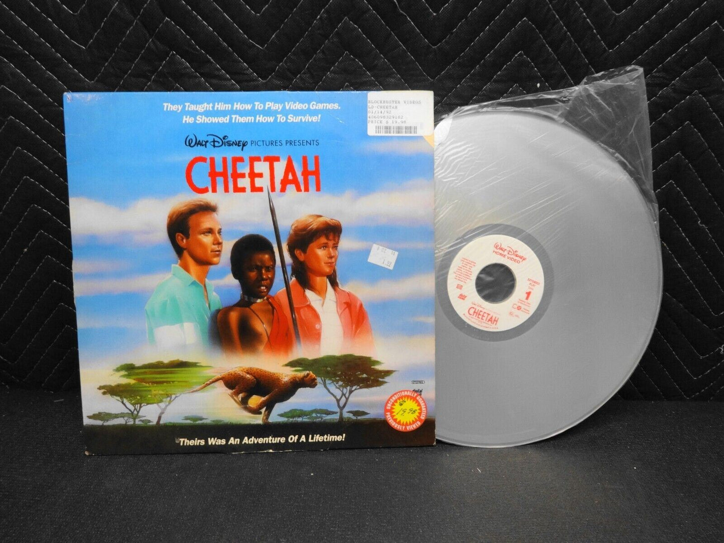 Disney CHEETAH Laserdisc LD Video Disc Keith Coogan