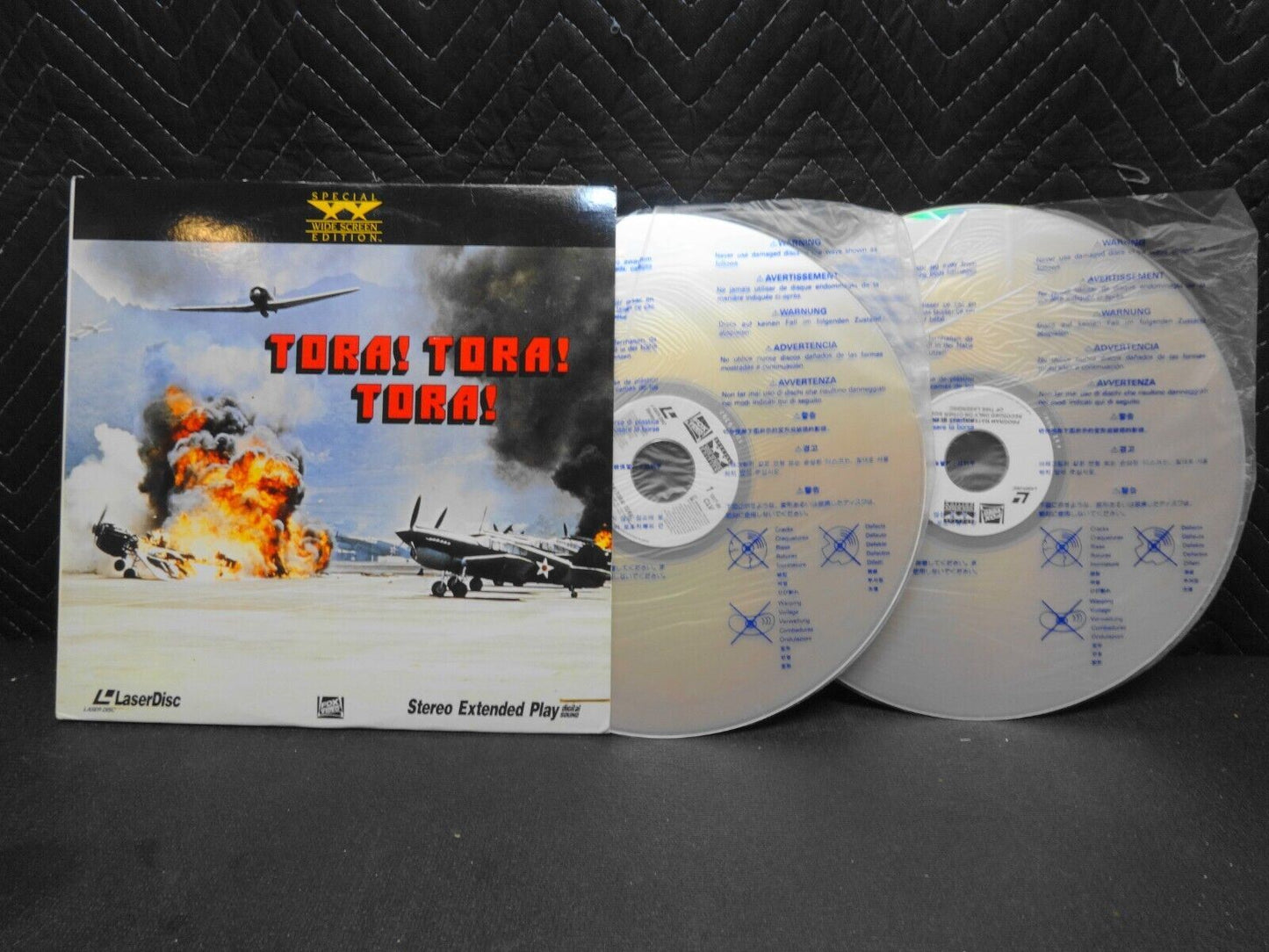 Tora! Tora! Tora! Laserdisc LD Laser Disc Pearl Harbor 2 Disc Joseph Cotton War