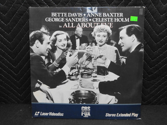 All About Eve - Marilyn Monroe - Bette Davis Laserdisc Laser Disc LD Videodisc