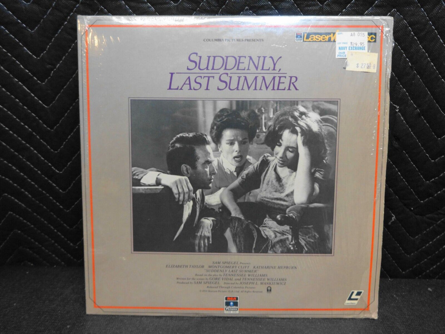 SUDDENLY, LAST SUMMER Laserdisc - ELIZABETH TAYLOR