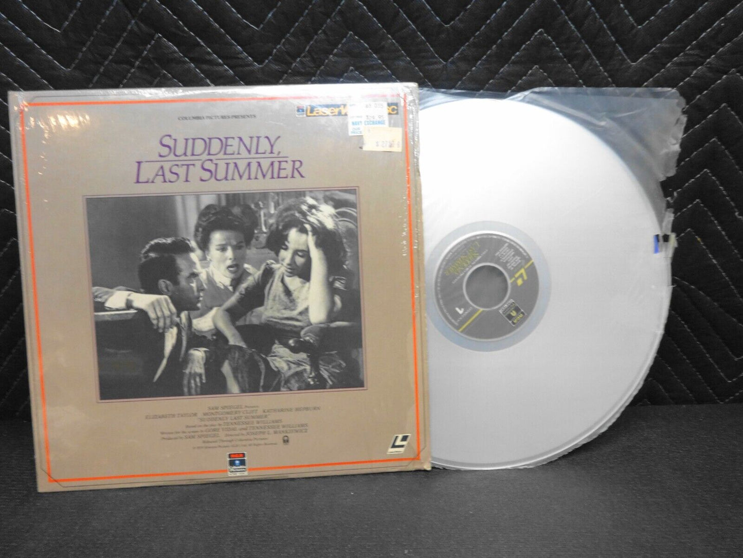 SUDDENLY, LAST SUMMER Laserdisc - ELIZABETH TAYLOR