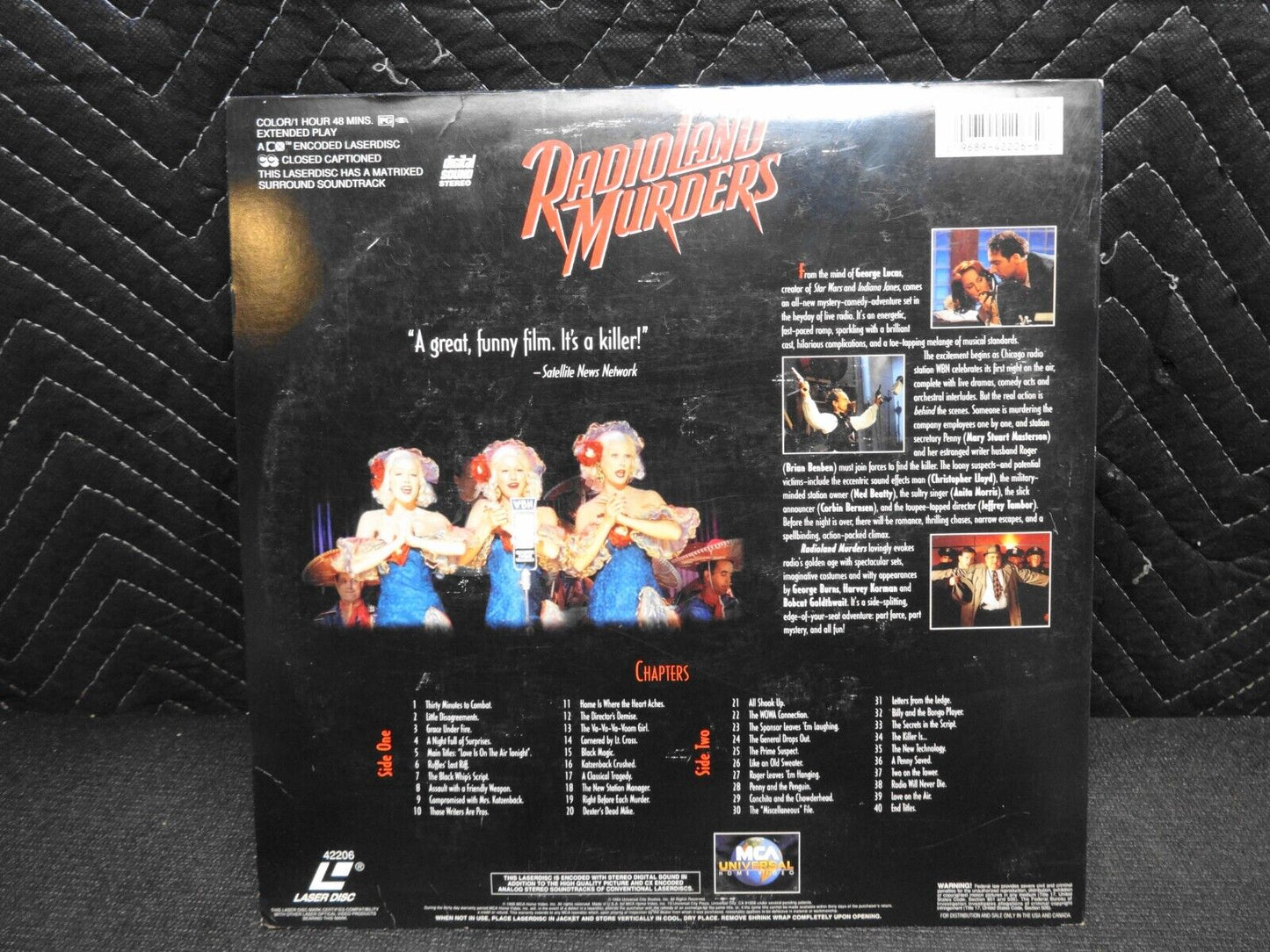 Radioland Murders (1994) - Laserdisc LD