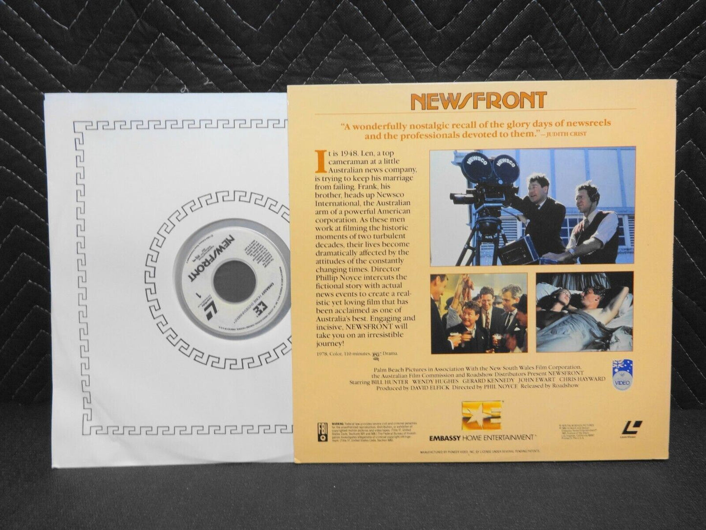 NEWSFRONT Laserdisc LD