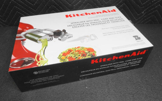 KitchenAid Spiralizer KSM1APC Stand Mixer Attachment Peel Core & Slice