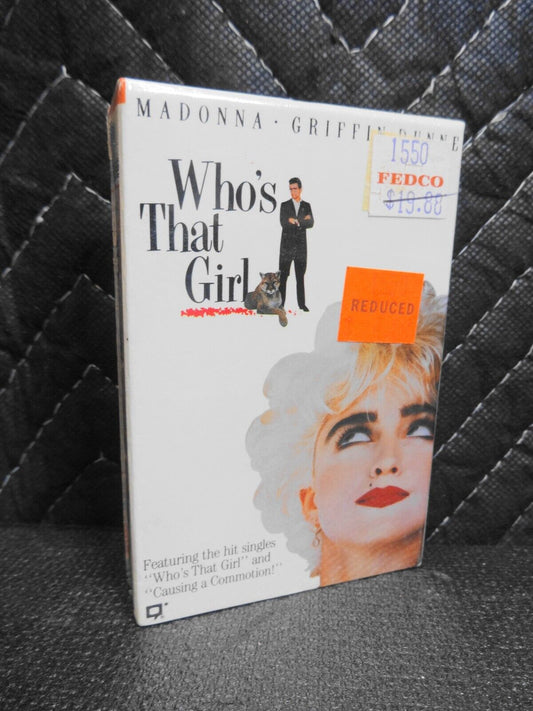 RARE - Who's That Girl Video 8 8mm Video Cassette NEW & SEALED - Madonna