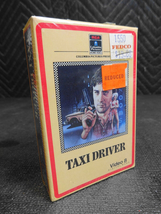 RARE Taxi Driver Video 8 8mm Video Cassette Robert De Niro Scorsese - SEALED