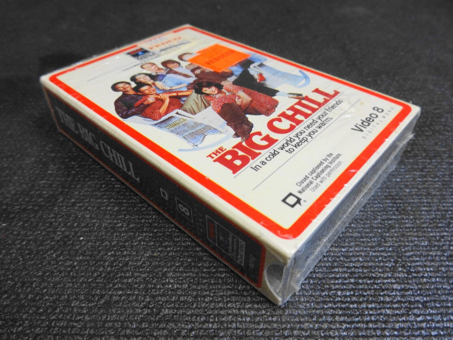 SEALED - The Big Chill Video 8 8mm Tom Berenger Glenn Close (Movie 1983 )