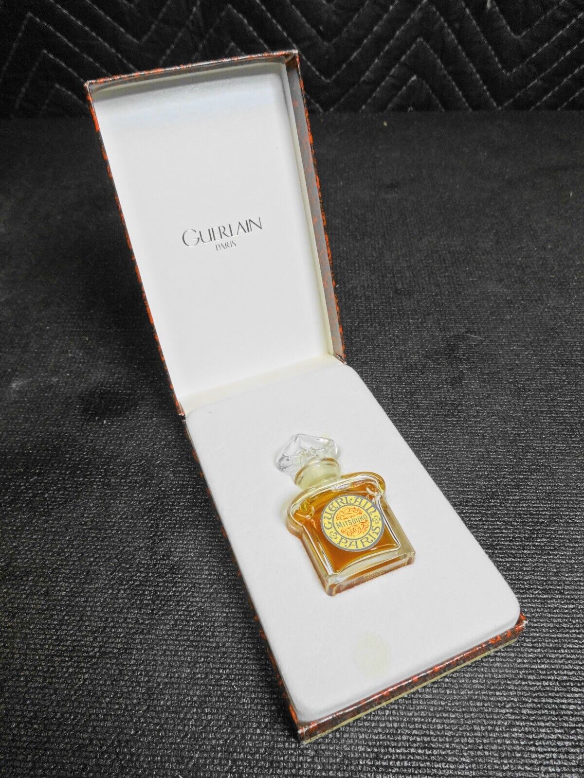 Vintage MITSOUKO Guerlain 7.5ml Parfum Micro Mini Perfume w/ Box