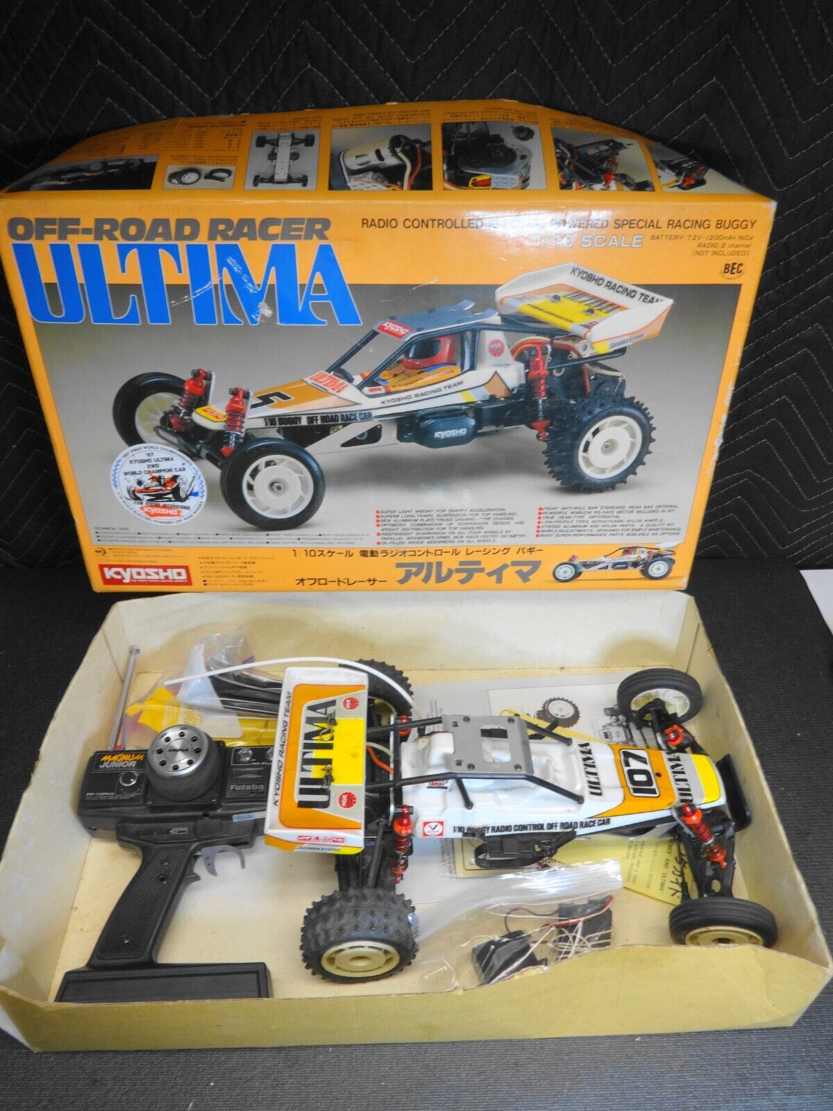Kyosho Ultima 1987 Kit #3115 1/10 Off Road Buggy Vintage RC Car