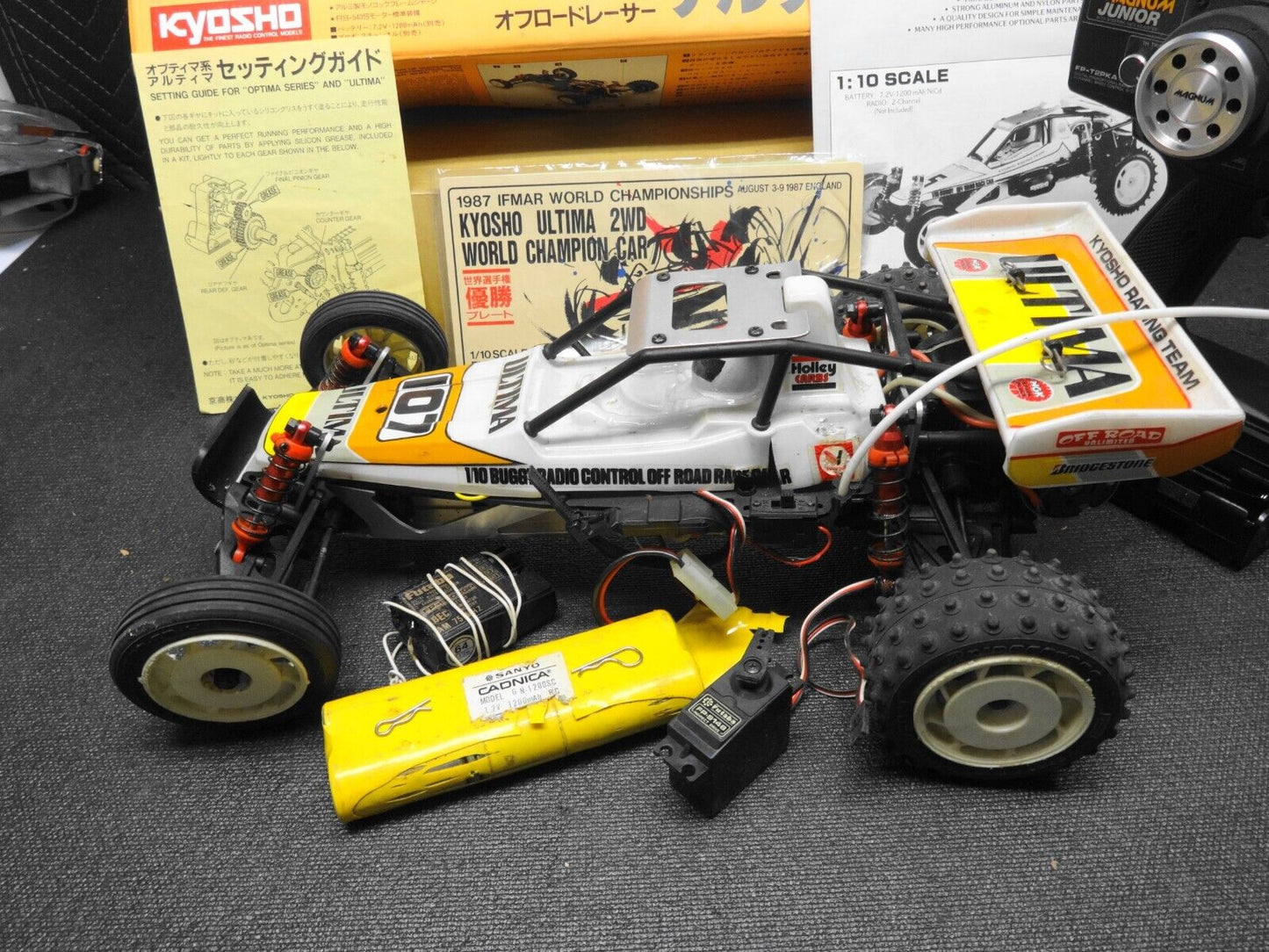 Kyosho Ultima 1987 Kit #3115 1/10 Off Road Buggy Vintage RC Car