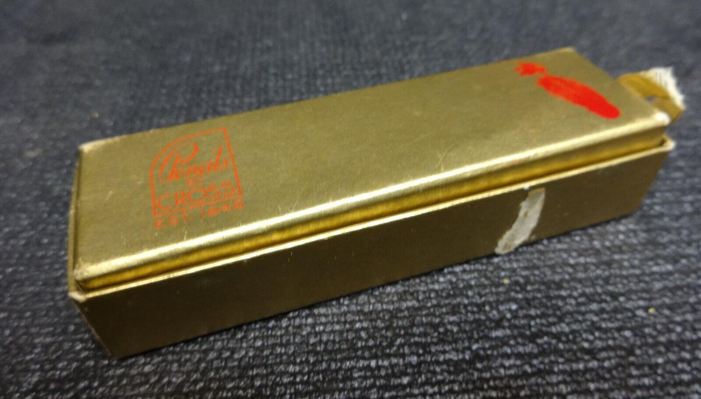 Vintage 10k Gold Filled AXT Cross ~ Twist Mechanical Pencil 3" Pendant