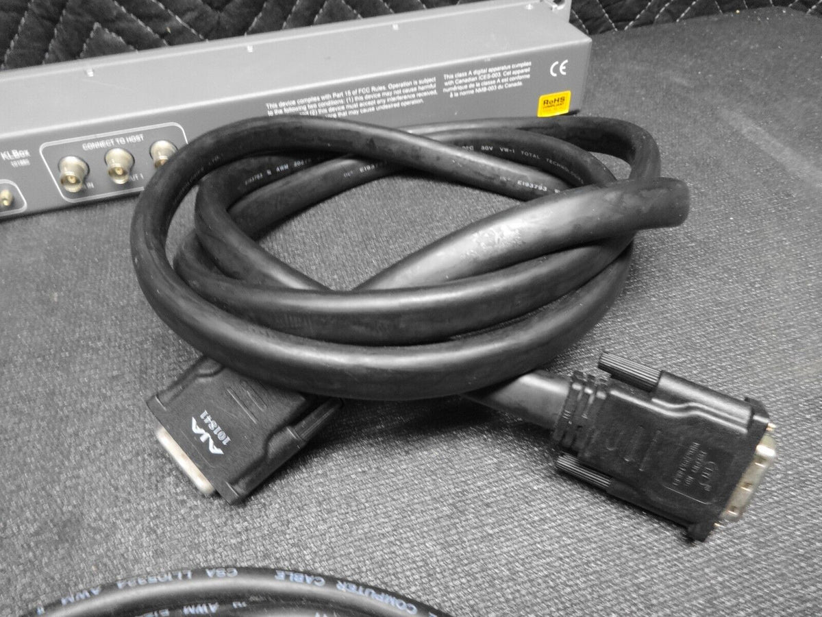Module Video Edit Hardware AJA KLBox 101885 Video Editing Hardware Breakout Box with cables – ineedths