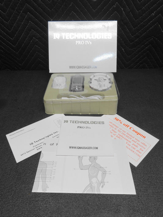 IQ Technologies Pro IVs Massager Muscle Stimulation K131290 Pain Relief