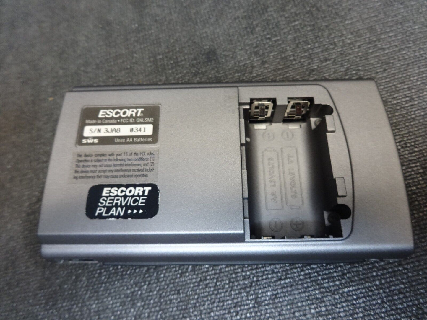 Escort Solo S2 Cordless Radar Detector With Clip