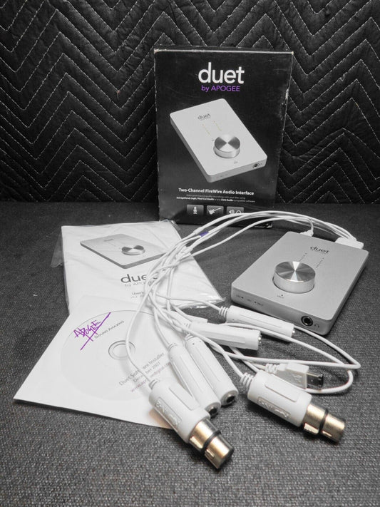 Apogee Duet Two-Channel FireWire Audio Interface Digital Recorder