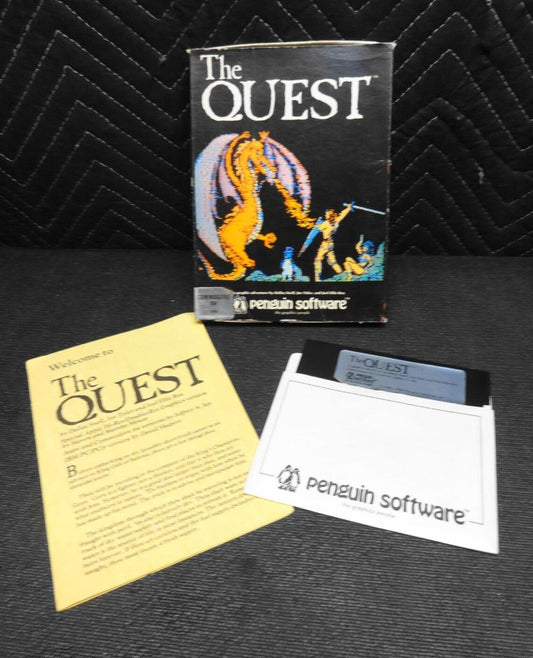 THE QUEST FOR COMMODORE 64 128 GAME BY PENGUIN SOFTWARE