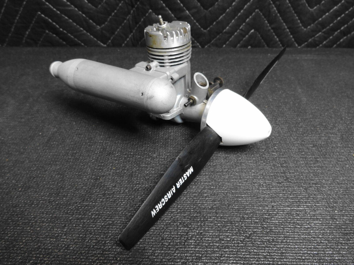 Control Line Rat Racing Vintage Fox 29 Gas/Nitro Engine Control Line Rat Race & Muffler, Prop ...
