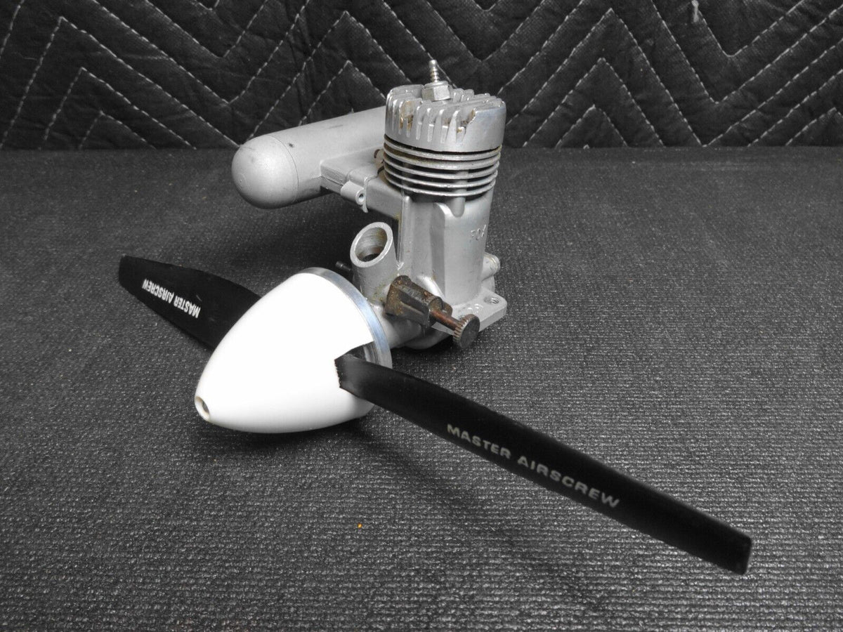 Control Line Rat Racing Vintage Fox 29 Gas/Nitro Engine Control Line Rat Race & Muffler, Prop ...