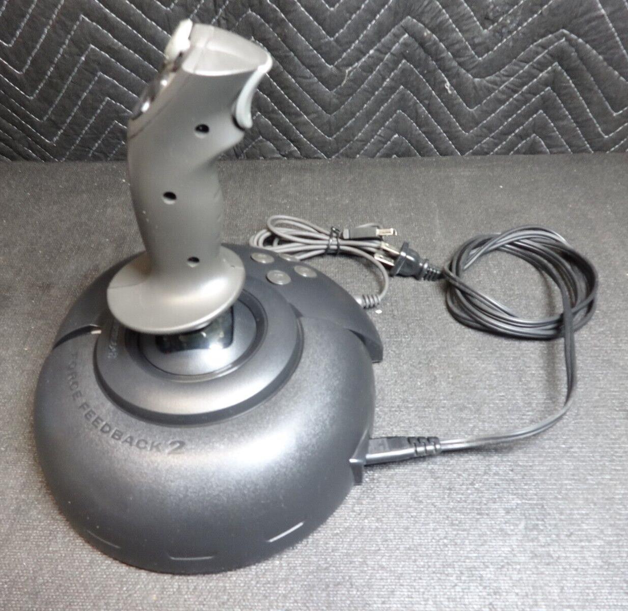 Microsoft SideWinder Force Feedback 2 USB Joystick X0563776 Flight Si