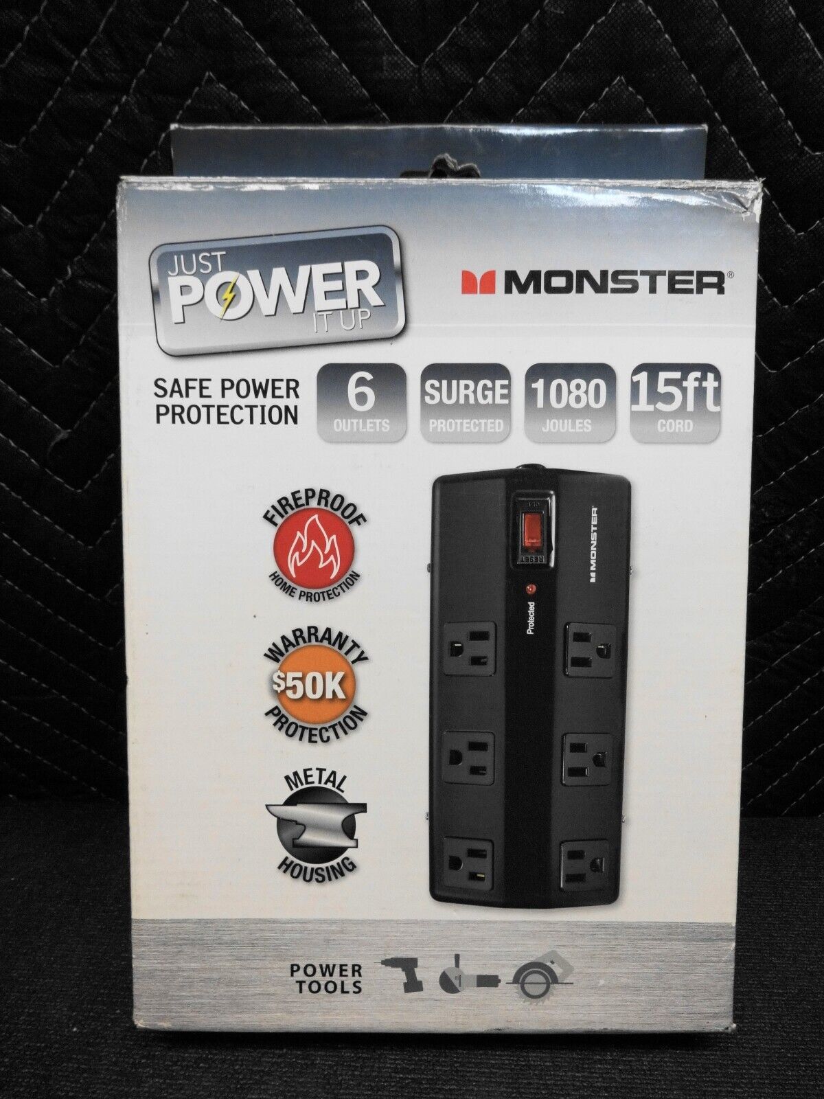Monster 00729, 6 Outlet Safe Protection Power Surge Protector