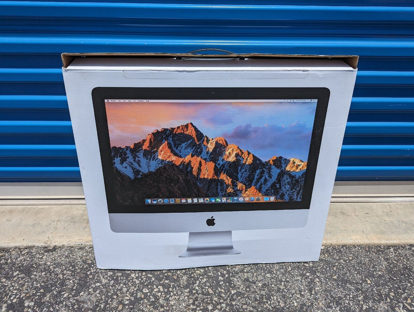21.5" Apple iMac A1418 Replacement Shipping Box w/ Styrofoam - EMPTY BOX Only