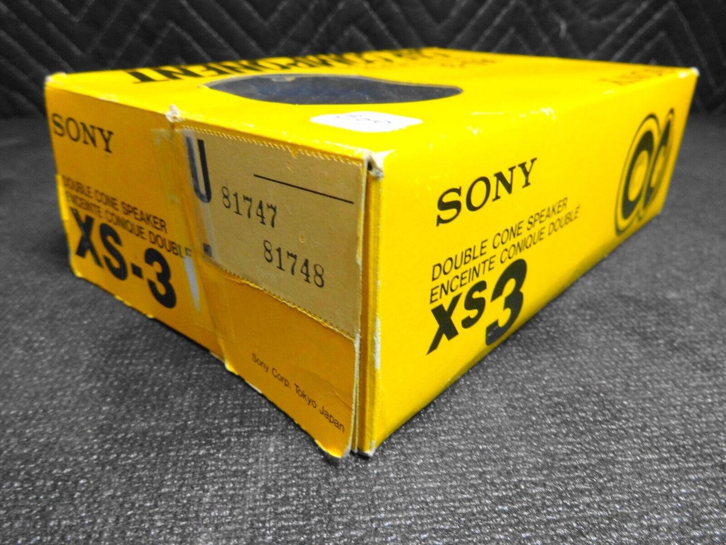 NOS Sony XS-3 Double Cone Speaker - Vintage Car Audio