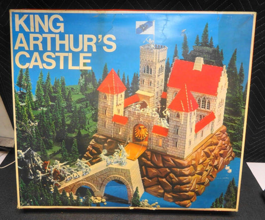 Vintage Big No. 531 King Arthur's Castle Castle in Original Box w/ Instructions