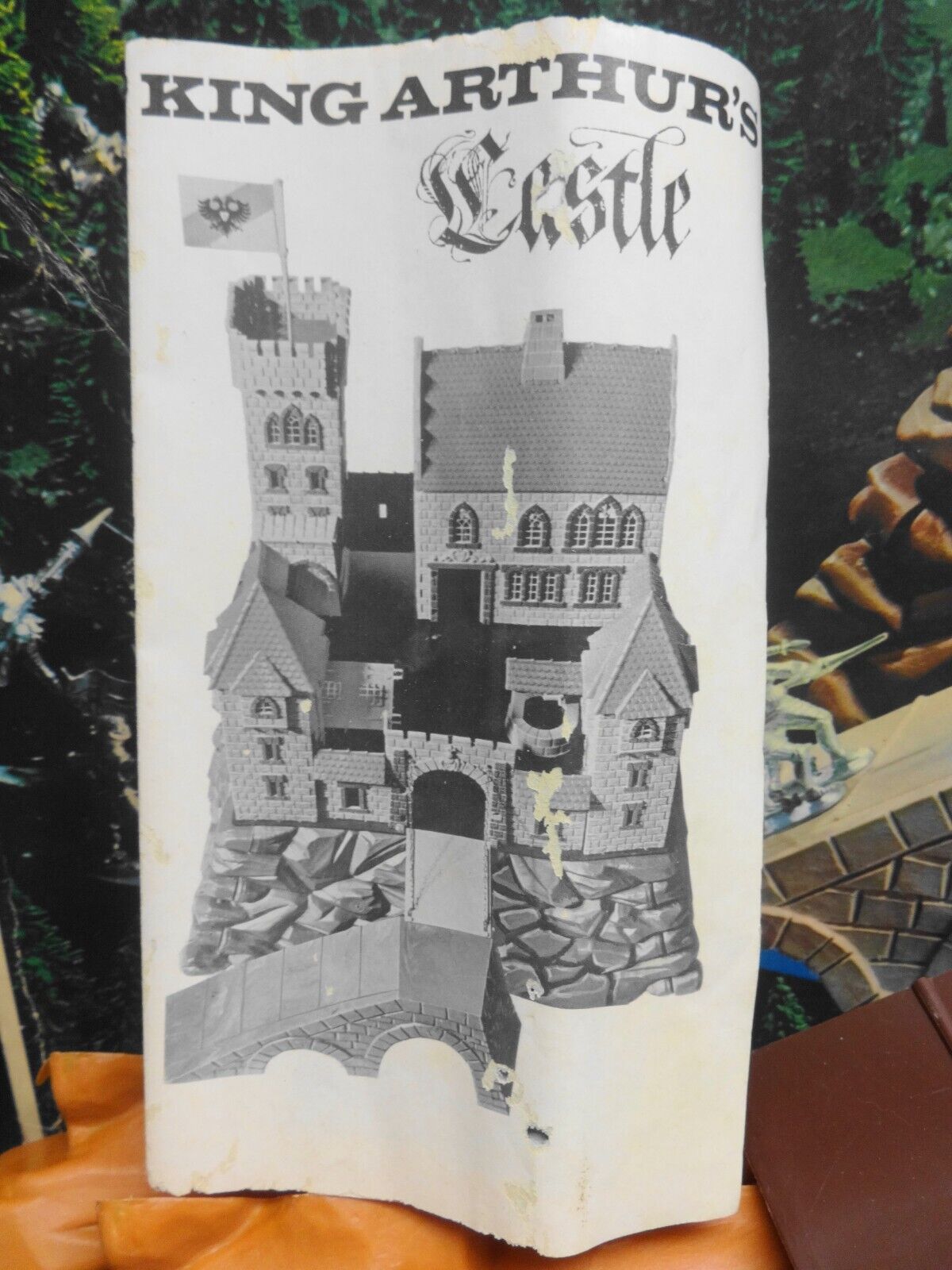 Vintage Big No. 531 King Arthur's Castle Castle in Original Box w/ Instructions