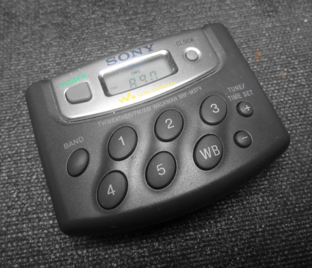 Sony Walkman Weather AM FM Radio Clock SRF-M37V - TESTED VTG – ineedths