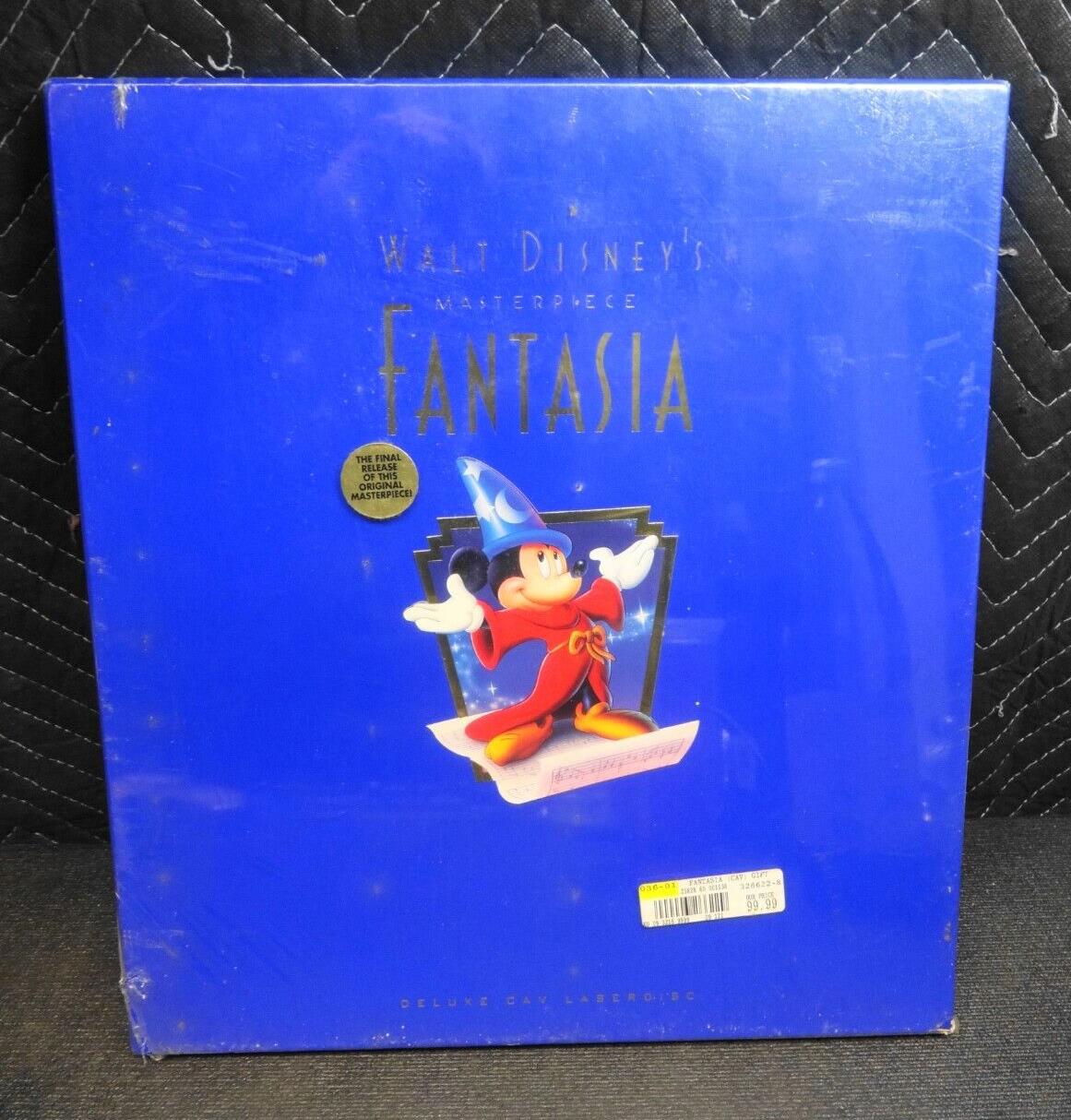 Walt Disney Masterpiece Fantasia Deluxe CAV Laserdisc Mickey Mouse Wizard Sealed