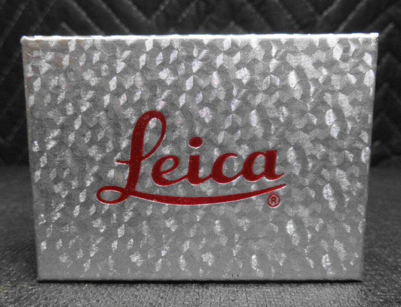 Vintage 1980's LEICA CAMERA Brass Belt Buckle for up to 1.25" Inch Belt w/ Box