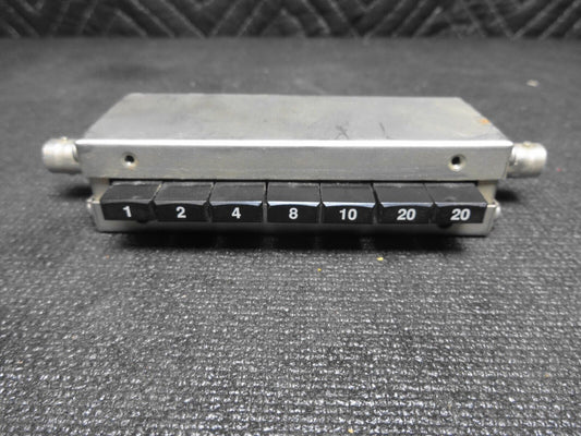 Pasternack Enterprises 7008-1  - 0 to 65 dB Push Button Step Attenuator