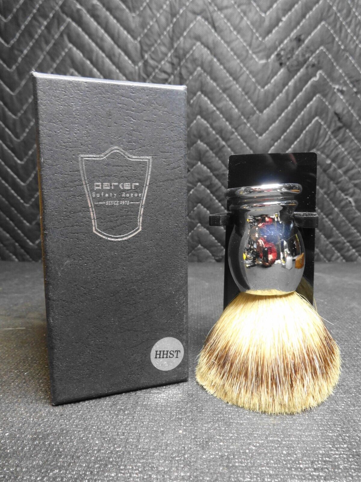 Parker Shaving Brush with Drip Stand