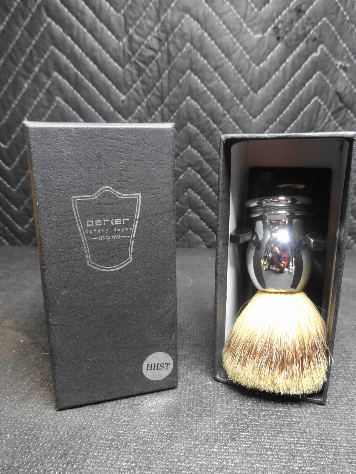 Parker Shaving Brush with Drip Stand