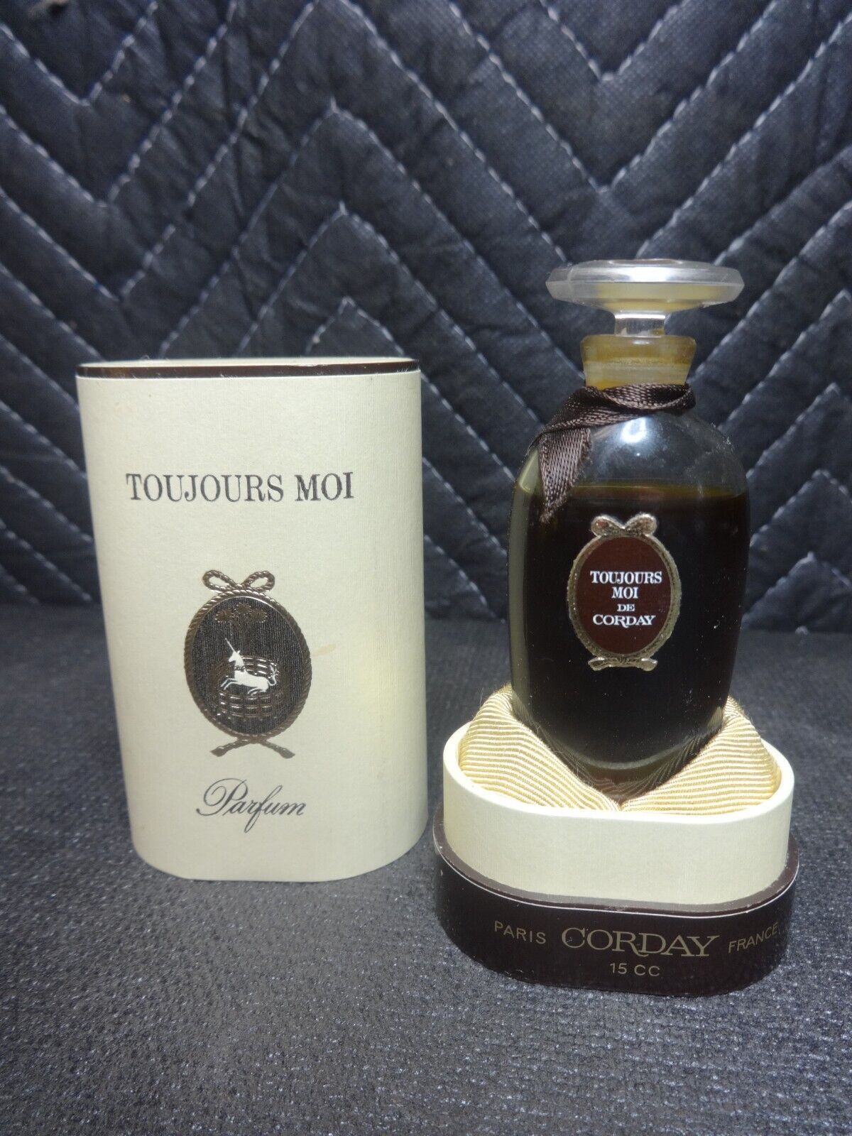 NOS Vintage Toujours Moi de Corday Perfume 15cc Parfum in Box Original 1960s 50s
